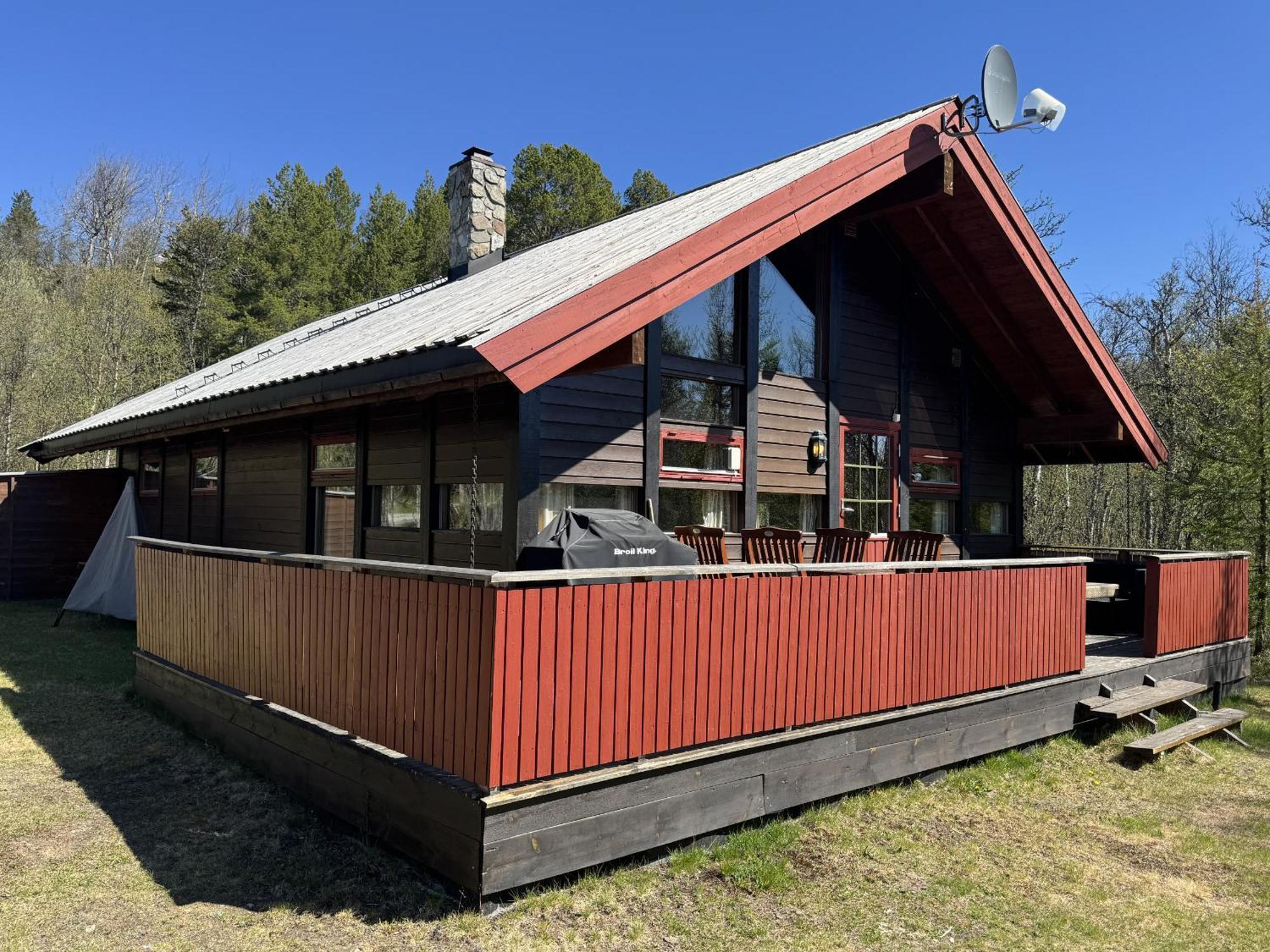 Koselig Hytte Med Usjenert Og Solrik Beliggenhet Geilo Exterior foto
